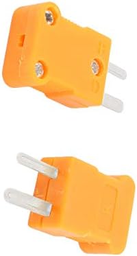 Aexit K Típusú Hőmérséklet & Páratartalom Hőmérséklet-Érzékelő Hőelem Mini Hőmérséklet ellenőrző Narancs