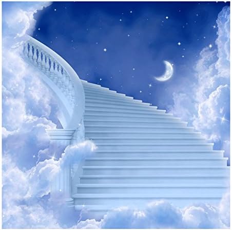 Fotózás Háttérben - a Stairway to Heaven - Varrat nélküli Szövet Háttér (10 x 20)