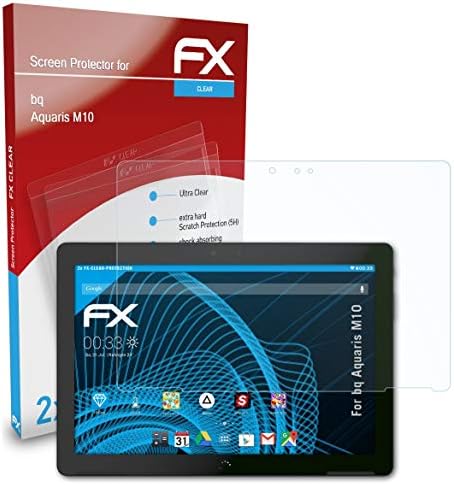 atFoliX Képernyő Védelem Film Kompatibilis bq Aquaris M10 képernyővédő fólia, Ultra-Tiszta FX Védő Fólia