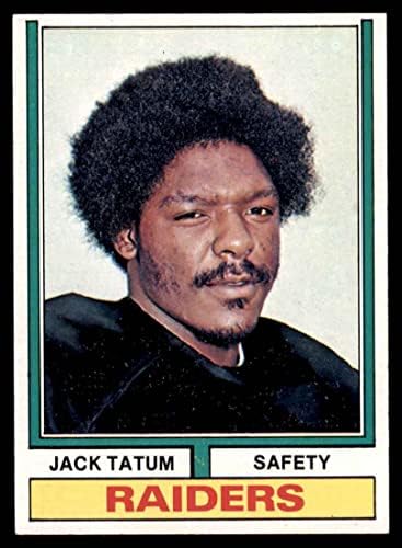 1974 Topps 14 Jack Tatum Oakland Raiders (Foci Kártya) EX/MT+ Raiders Ohio St.