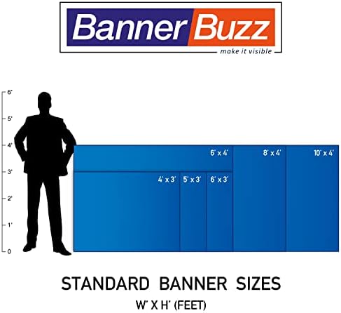BannerBuzz Vinil Banner, Üres Banner, PVC-Flex, 11 oz, Beszegve Széleit, Fiatalok, Egyoldalas Nyomtatás,