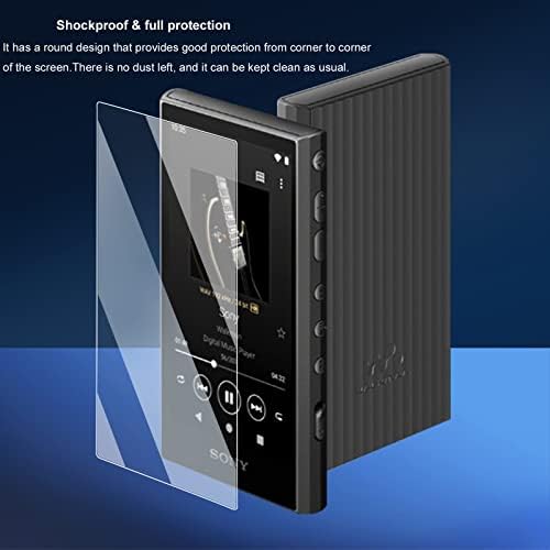 AudioPartner 9H Karcolás-Bizonyíték Prémium Front LCD-Képernyő Védő Őrség Edzett Üveg Védőfólia Sony Walkman