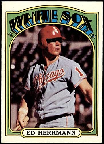 1972 Topps 452 Ed Herrmann Chicago White Sox (Baseball Kártya) NM/MT+ White Sox