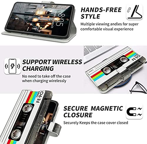 Pénztárca tok Samsung Galaxy S21 Ultra Mágneses PU Bőr ID Hitel Kártya Foglalat Flip tok + TPU Ütésálló