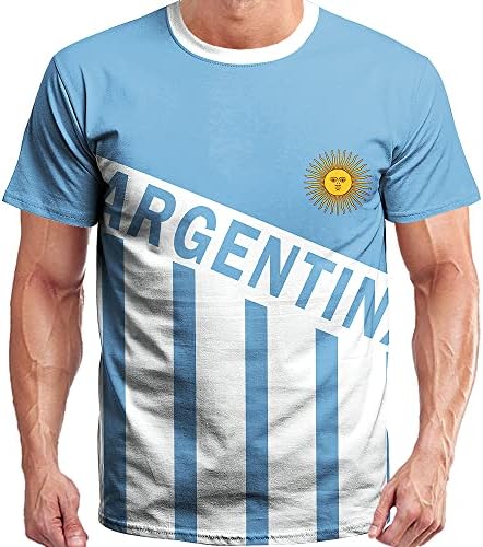 Casmyd Argentína Férfi Labdarúgás Mez 2022-világbajnokság-Bajnokok a T-Shirt Sport Foci Rajongó Grafikai
