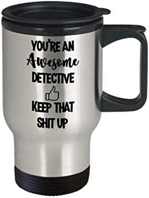 Nyomozó Utazási Bögre Elismerését Ajándék Nyomozók Vagy Félelmetes Vicces Bögre Kávé, Tea Csésze a Férfiak,