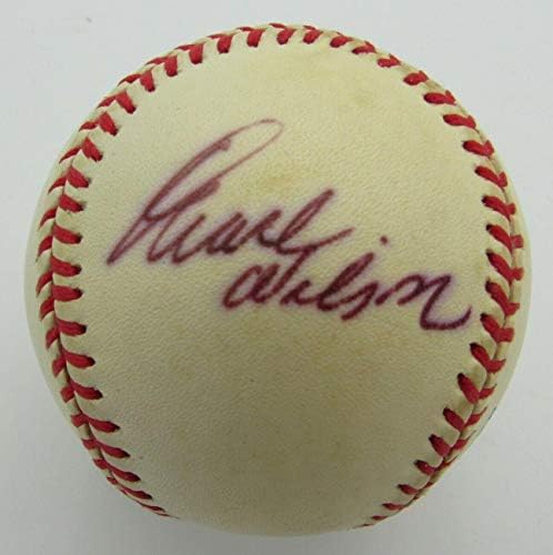 Earl Wilson Boston Red Sox Aláírt/Dedikált Hivatalos AL Baseball 155471 - Dedikált Baseball