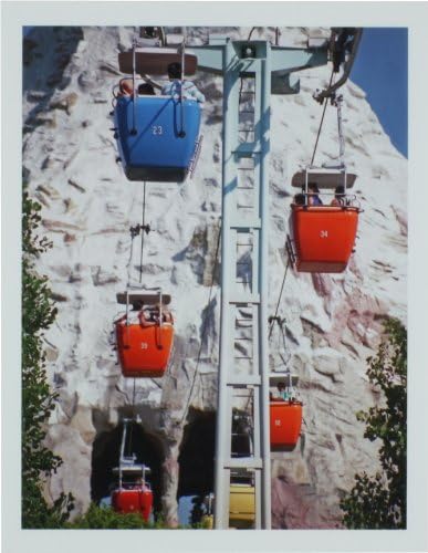 Disneyland - Vintage Meseország Matterhorn Skyway 1986 Fotó - 8 1/2 × 11