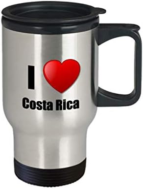 Costa Rica Utazási Bögre Szigetelt Szeretem a Vicces Ajándék Ötlet Ország Szerető Büszkeség Újdonság Gag