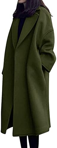 FOVIGUO Női Téli Kabát, Modern Üzleti Kabátok, Női Hosszú Ujjú Tavaszi Plus Size Szilárd Kényelem Kabátok