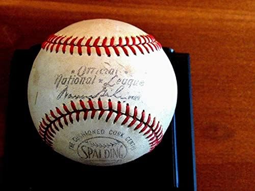 Richie Ashburn Hof Phillies Csodagyerek Aláírt Auto Vintage Giles Onl Baseball Szövetség - Dedikált Baseball