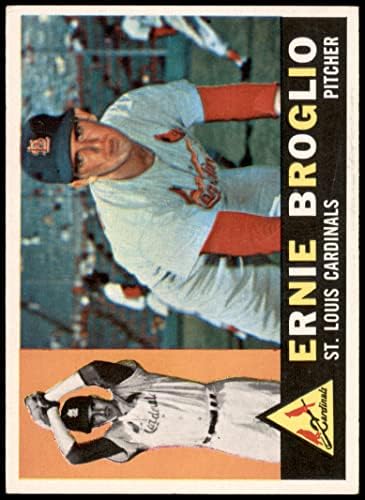 1960 Topps 16 Ernie Broglio St. Louis Cardinals (Baseball Kártya) VG/EX+ Bíborosok