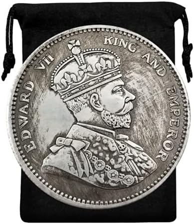 Kocreat Másolás 1904 Edward VII egyesült KIRÁLYSÁG Érme-Replika Nagy-Britannia Ezüst Dollár Penny Arany